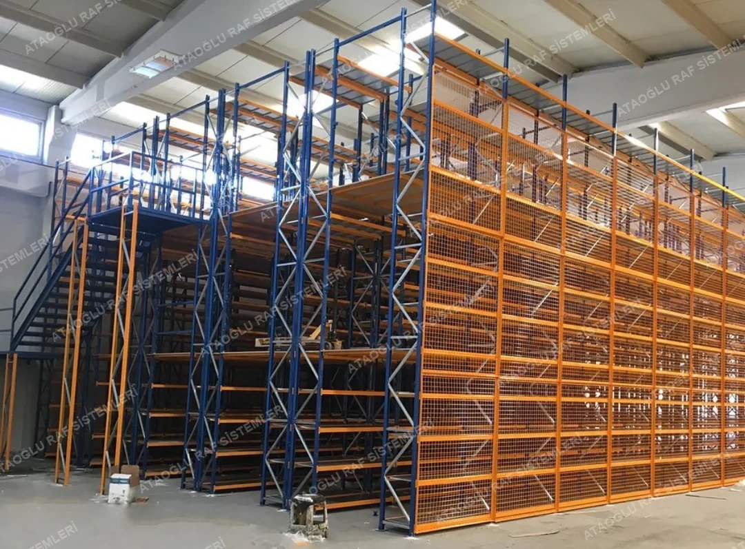 Katlı Mezzanine Raf Sistemi