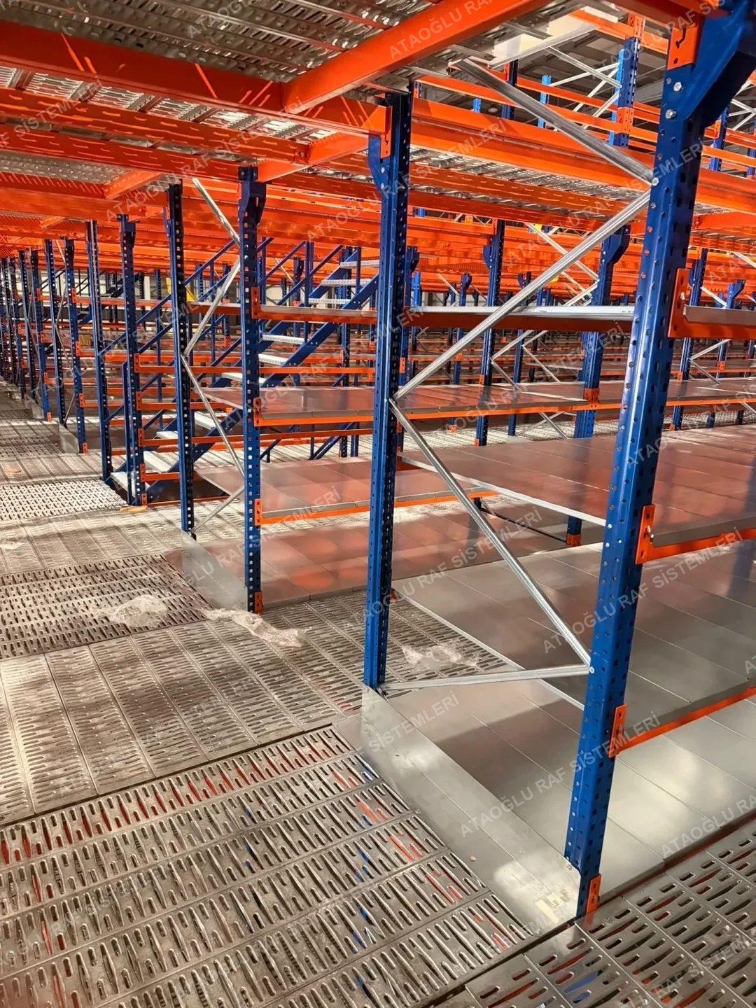 Katlı Mezzanine Raf Sistemi