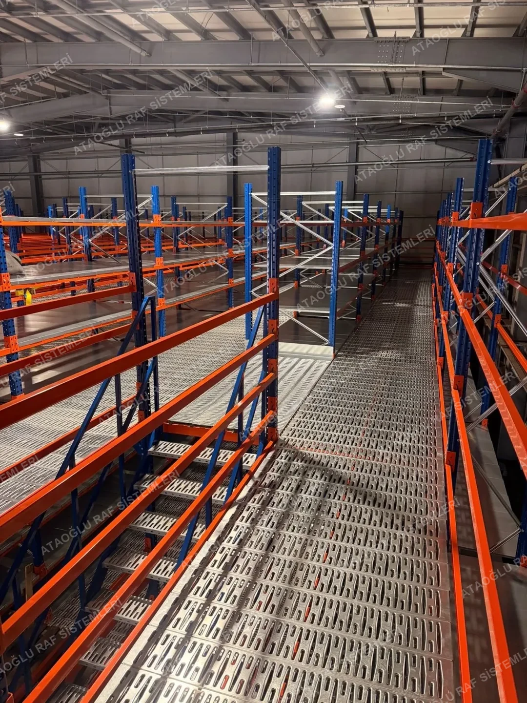 Katlı Mezzanine Raf Sistemi
